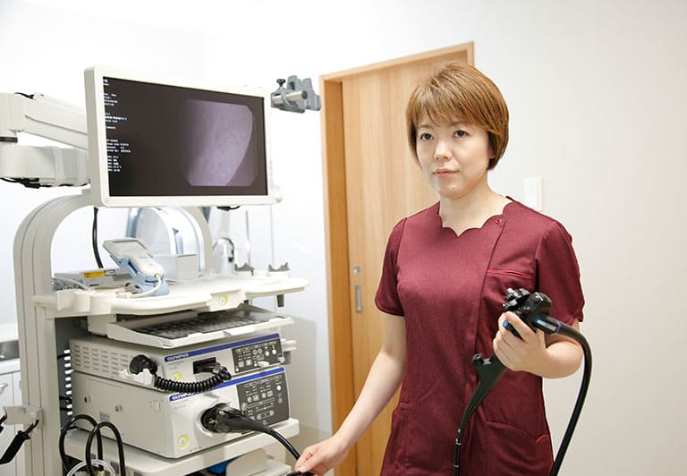 女性医師による胃カメラ・大腸検査可能